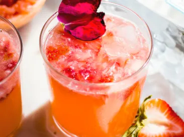 Strawberry Ginger Paloma, Altos Tequila