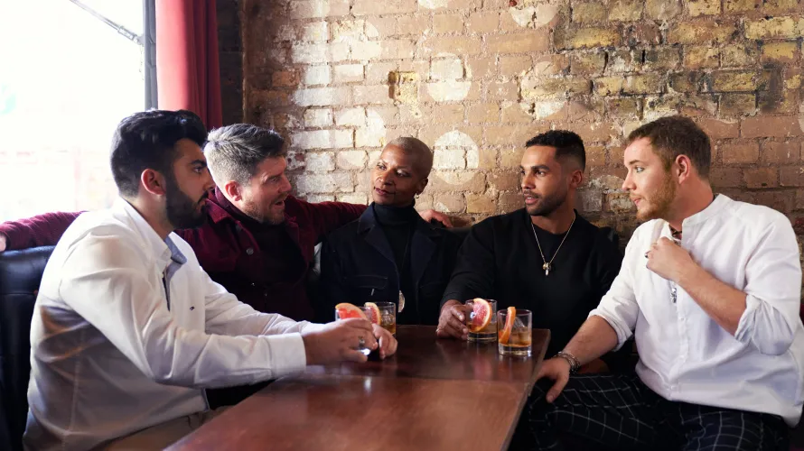 Lucien Laviscount and team